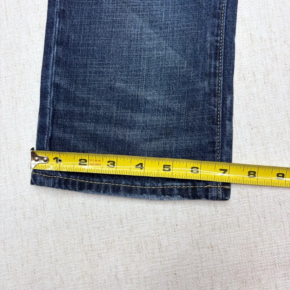American Eagle Slim Straight Dark Wash Jeans Mens 26x28 100% Cotton Made In 2013